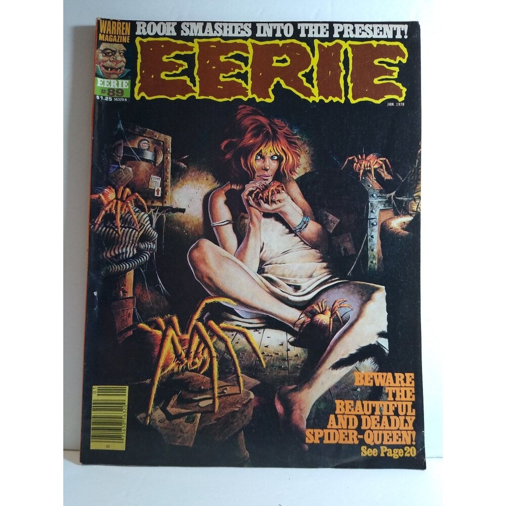 Eerie #89 Jan 1978 Warren Magazine Horror & Monster Comic Book Star Wars Ads